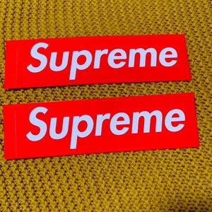 Authentic Supreme stickers